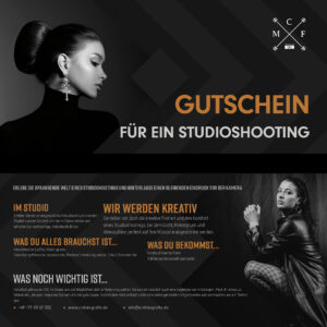 Gutschein für ein Studio-Fotoshooting
